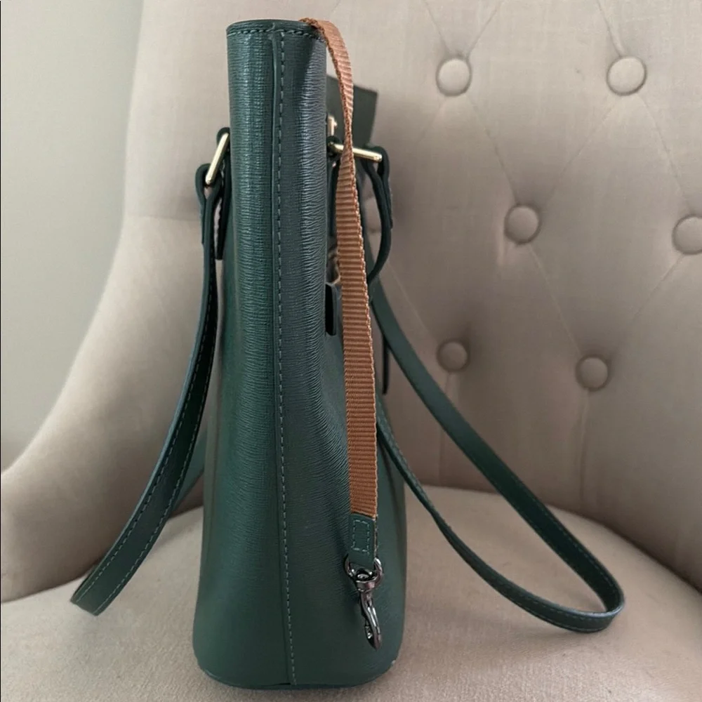 Dooney & Bourke Green Tote Bag and Wallet Set - Picture 7 of 11